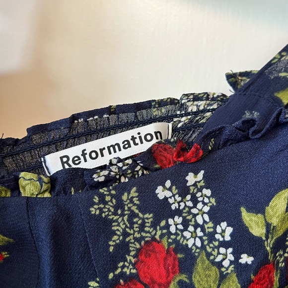 Reformation Nikita dress in Bordeaux size 10 - Picture 4 of 10